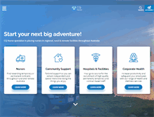 Tablet Screenshot of cqnurse.com.au